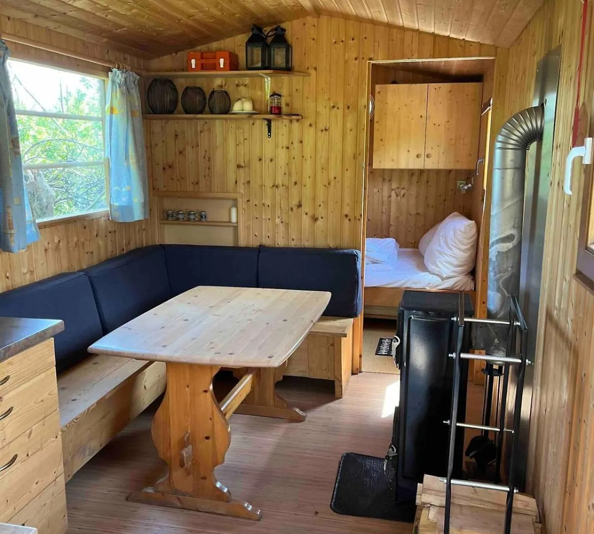 Overnight Stay In A Shepherd'S Wagon Tiny House München Lejlighed